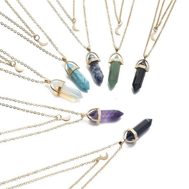 Moon Child Crystal Necklace-Your Soul Place
